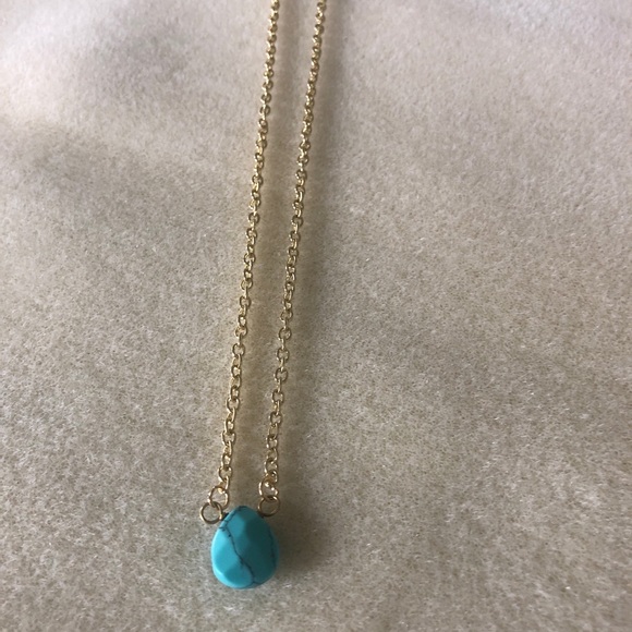 Teardrop Stone Necklace - Picture 6 of 9